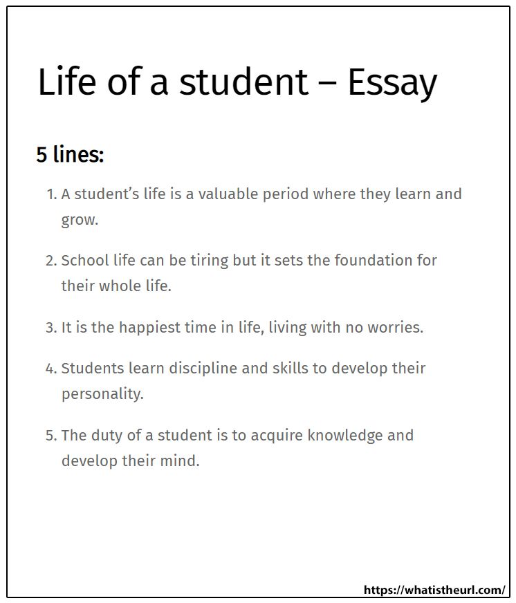 Student Life Composition