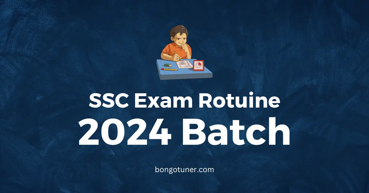 SSC Routine 2024 PDF Download- All Education Board