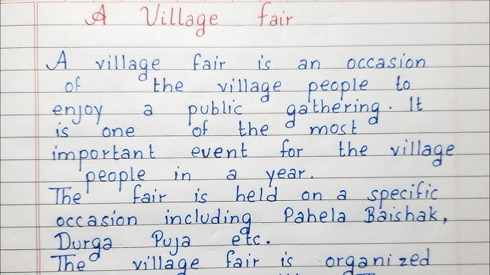 A Village Fair Composition