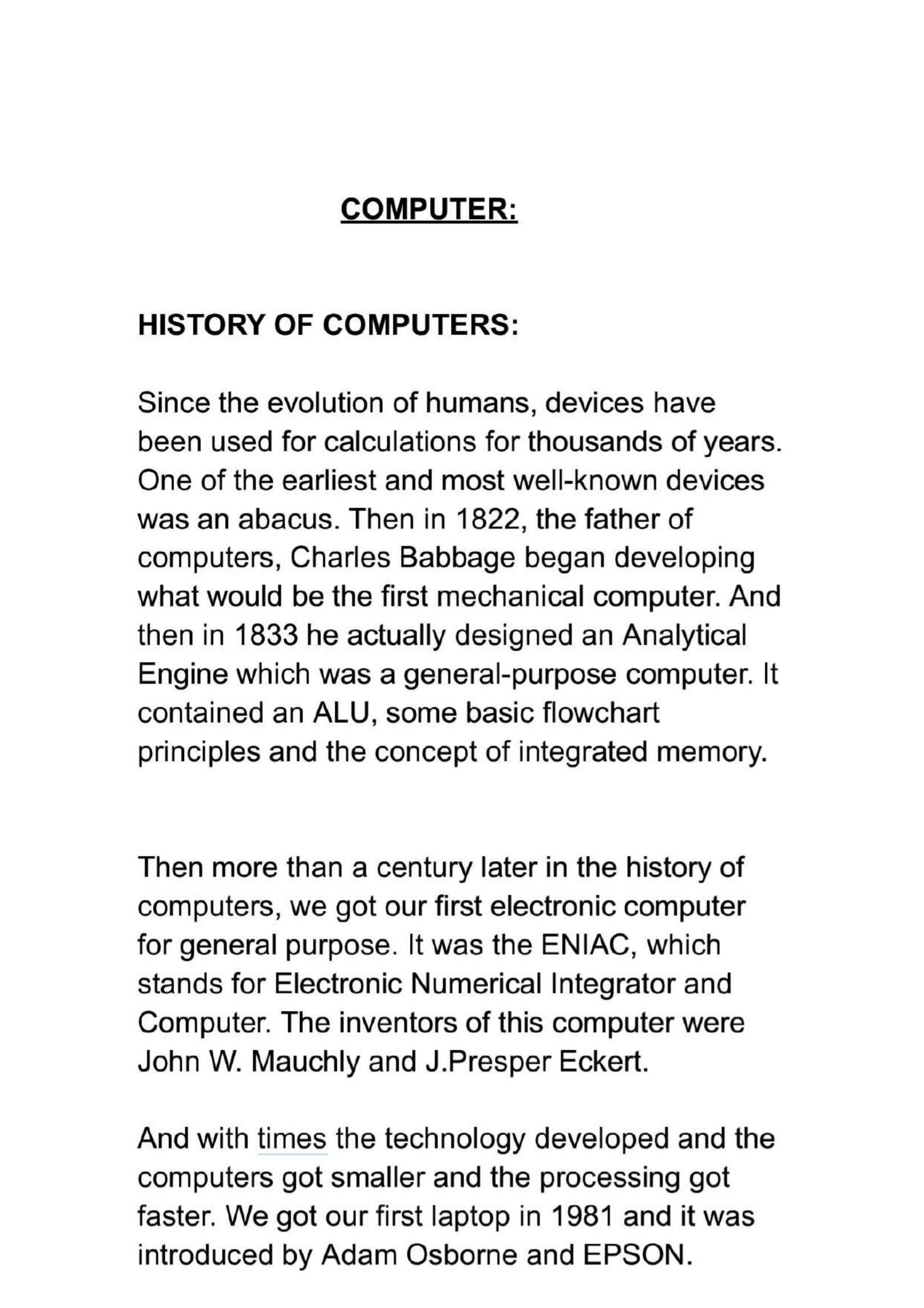 Computer Composition