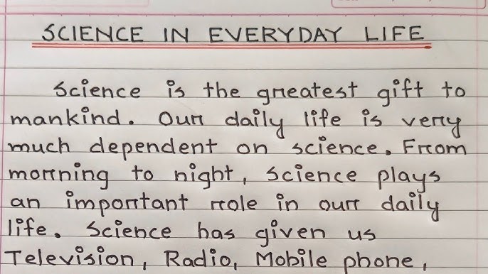 Science in Everyday Life Composition