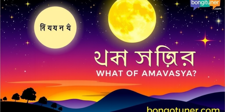 অমাবস্যা কাকে বলে? জানুন অমাবস্যার A টু Z গাইড! অমাবস্যা কাকে বলে? জানুন অমাবস্যার A টু Z গাইড!
