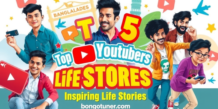 সেরা ৫ ইউটিউবার: জীবন বদলে দেওয়া গল্প! সেরা ৫ ইউটিউবার: জীবন বদলে দেওয়া গল্প!