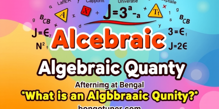 বীজগাণিতিক রাশি কাকে বলে? সহজ ভাষায় শিখুন! বীজগাণিতিক রাশি কাকে বলে? সহজ ভাষায় শিখুন!