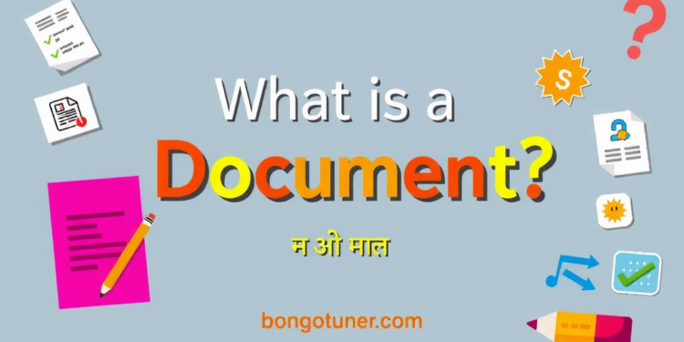 ডকুমেন্ট কাকে বলে? প্রকারভেদ ও প্রয়োজনীয়তা জানুন! ডকুমেন্ট কাকে বলে? প্রকারভেদ ও প্রয়োজনীয়তা জানুন!