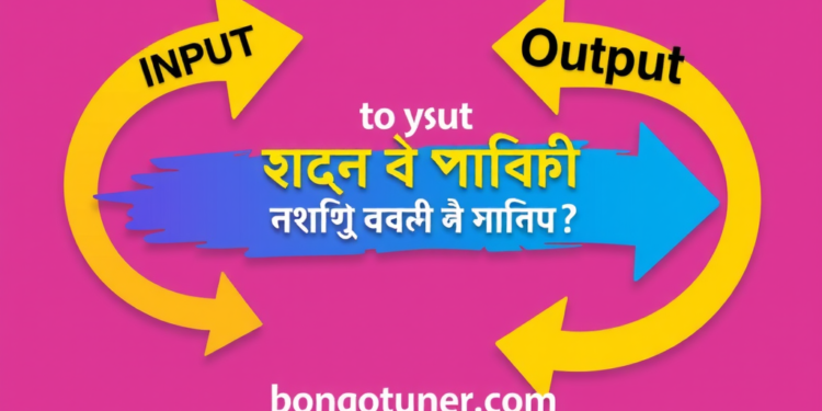 ইনপুট ও আউটপুট কাকে বলে? সহজ ভাষায় বুঝুন ইনপুট ও আউটপুট কাকে বলে? সহজ ভাষায় বুঝুন