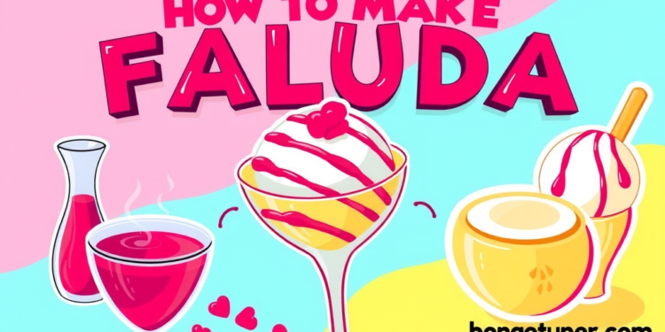 পারফেক্ট ফালুদা বানানোর রেসিপি! সহজে তৈরি করুন পারফেক্ট ফালুদা বানানোর রেসিপি! সহজে তৈরি করুন